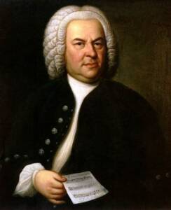 CoffeeLifious About page, Johann Sebastian Bach portrait