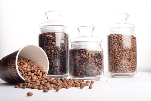 Types of Coffee Roasts, different types of roasts in jars